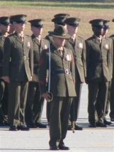 Marines at graduation